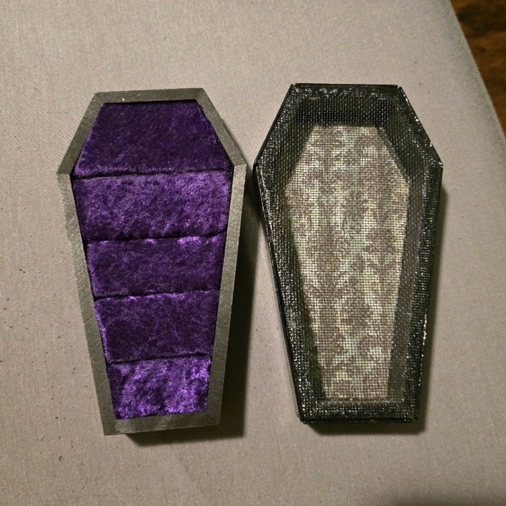 Vintage Coffin Jewelry Organizers